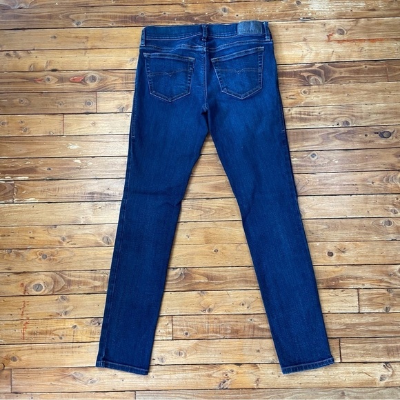 DIESEL Grupee low rise jeans super slim skinny dark blue bodycon sexy 28 stretch - Picture 3 of 11